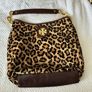 Tory Burch Leopard Print Shoulder Bag